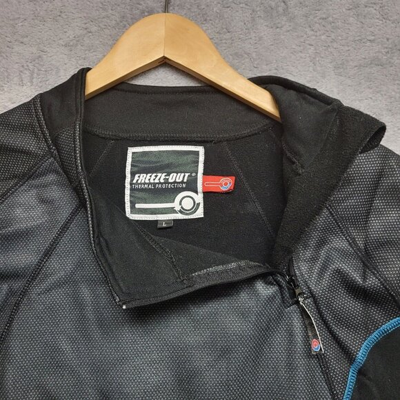 Freeze Out Thermal Protection Mens Large Long Sleeve Shirt 1/4 Zip Base Layer - Picture 8 of 11